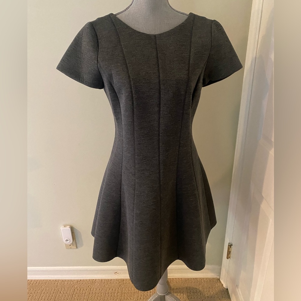 Gray Banana Republic 100% Viscose Dress NWT